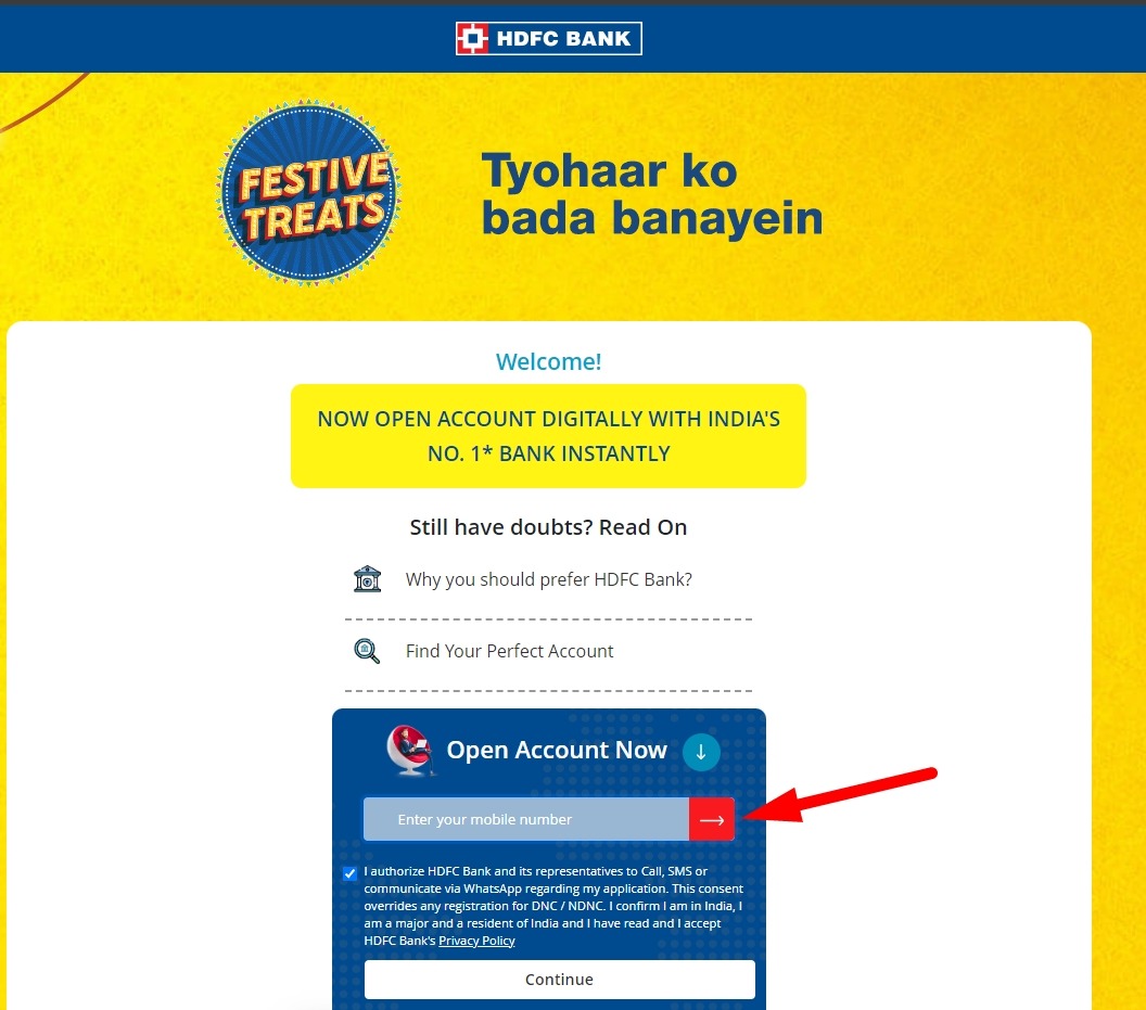 How To Open Hdfc Bank Account Online Mybankinghub 4742