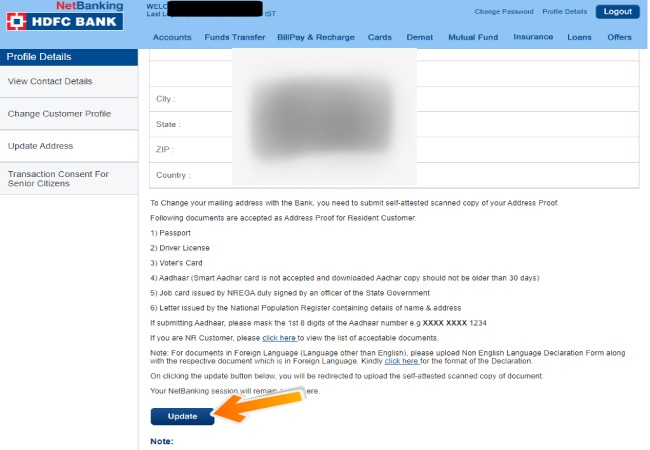 address-change-process-in-hdfc-bank