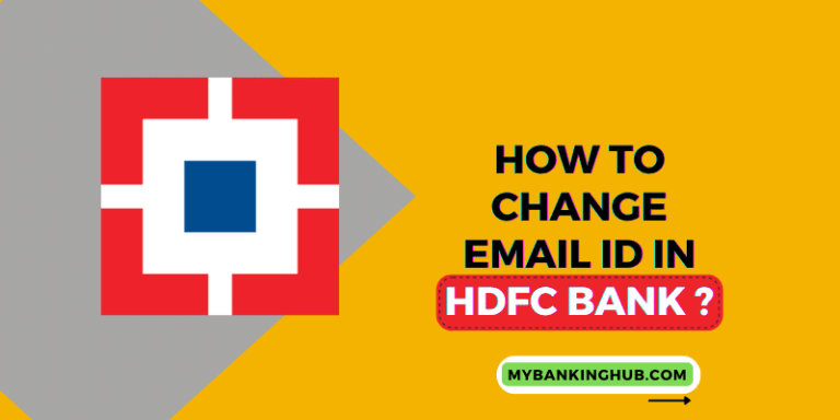 How To Change Email ID in HDFC Bank