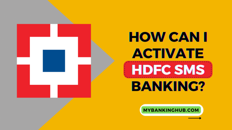 How can I activate HDFC SMS Banking