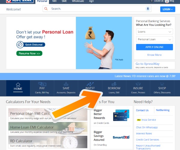 How to apply for personal loan in HDFC Bank